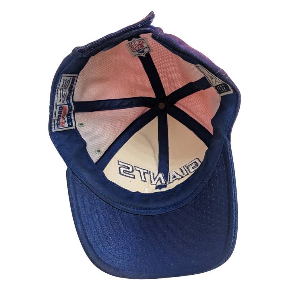 New York Giants Puma‎ Adjustable Strapback Hat Cap NFL Football Vintage 90s - Picture 4 of 6
